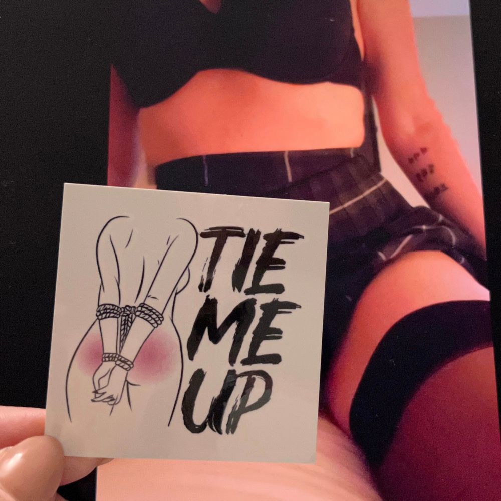 Tie Me Up - Temporary, Waterproof, Fake BDSM Bondage Tattoo – alexasimstudio